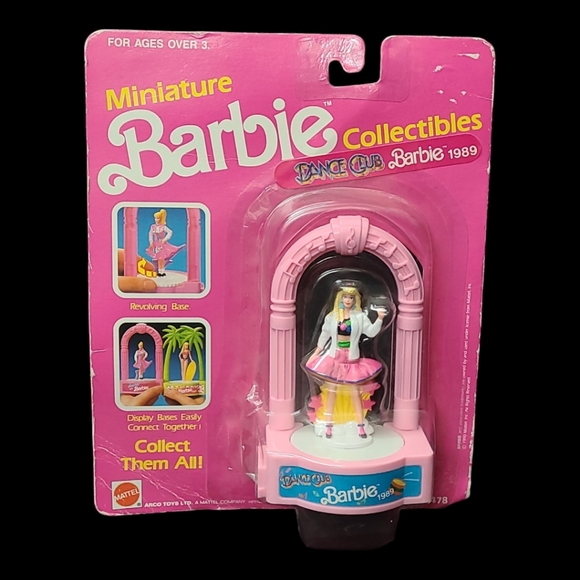 Vintage Barbie Miniature Collectibles "Dance Club Barbie 1989" - Picture 1 of 10